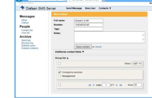 Diafaan SMS Server